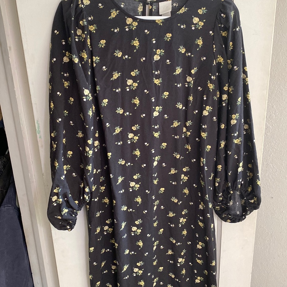 Puff-Sleeved Dress